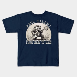 Reel Talent, From Bass to Bass Kids T-Shirt